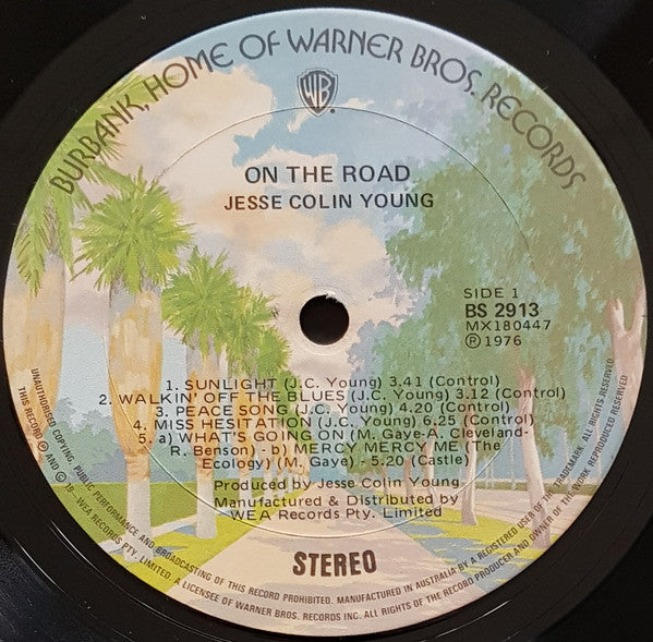 Jesse Colin Young - On The Road Vinyl LP (Used)