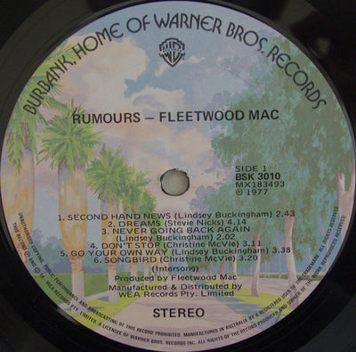 Fleetwood Mac - Rumours Vinyl LP (Used)
