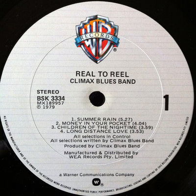 Climax Blues Band - Real To Reel Vinyl LP (Used)