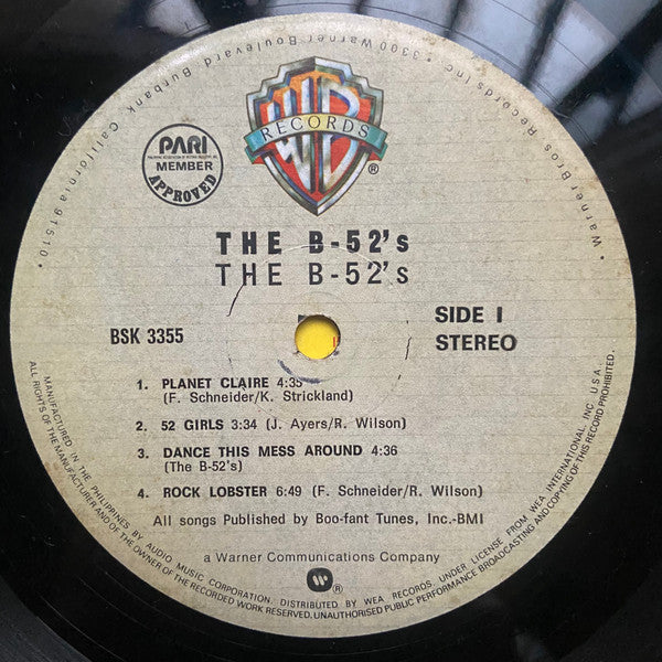 B-52's - The B-52's Vinyl LP (Used)