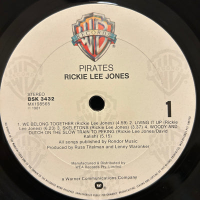 Rickie Lee Jones - Pirates Vinyl LP (Used)