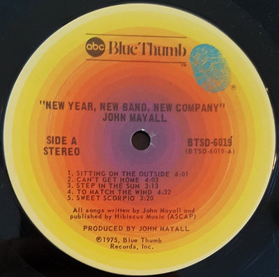 John Mayall - New Year New Band New Company Vinyl LP (Used)