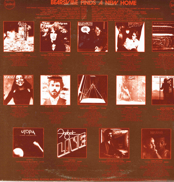 Various Artists - Bearsville Finds A New Home Vinyl LP (Used)
