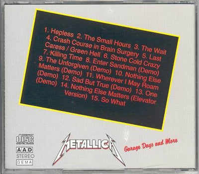 Metallica - Garage Days & More CD