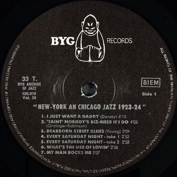 Various Artists - Archive Of Jazz Volume 29 (New York And Chicago Jazz 1923-24) Vinyl LP (Used)