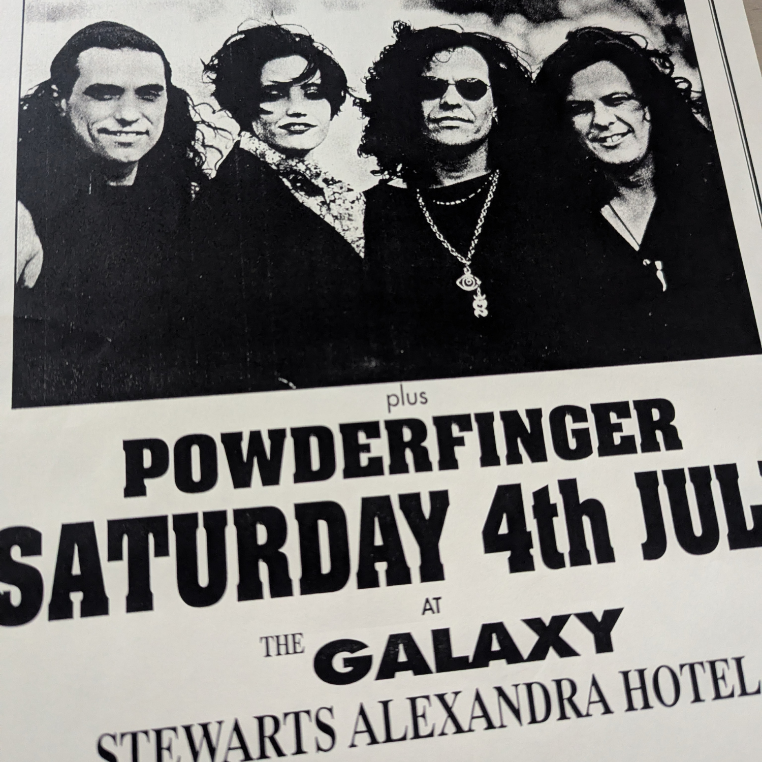 Baby Animals - With Powderfinger 1992 A4 Flyer
