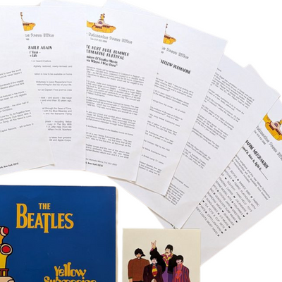 Beatles - 1999 Yellow Submarine US Promotional Press Kit (No CD)