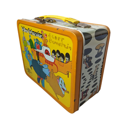 Beatles - Original 1968 Thermos Yellow Submarine Metal Lunchbox