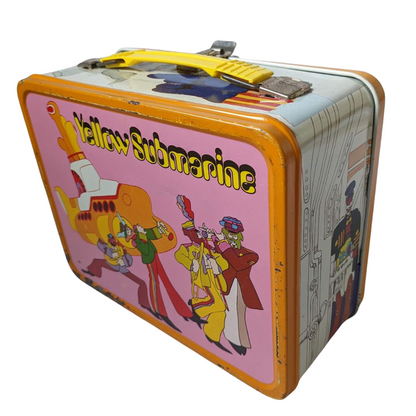 Beatles - Original 1968 Thermos Yellow Submarine Metal Lunchbox