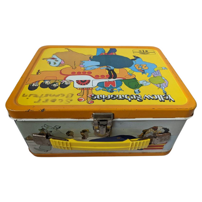 Beatles - Original 1968 Thermos Yellow Submarine Metal Lunchbox