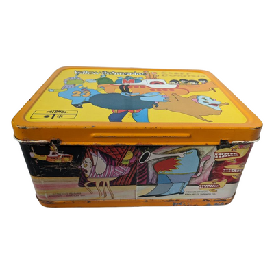 Beatles - Original 1968 Thermos Yellow Submarine Metal Lunchbox
