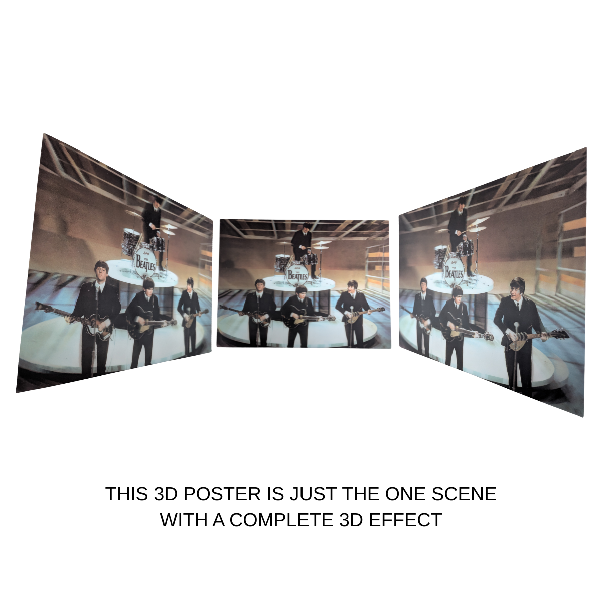 Beatles Various - 3D Lenticular Poster