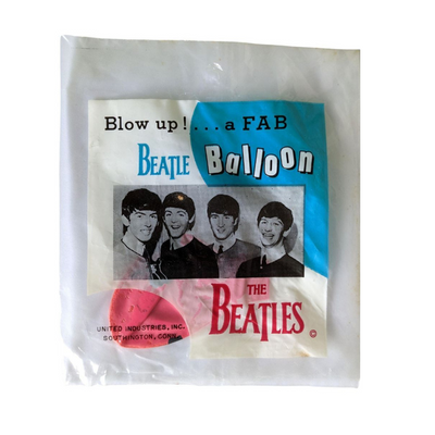 Beatles - Original 1960s United Industries Pink Balloon Sealed