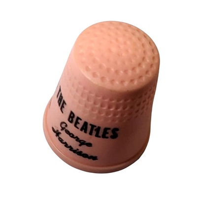 Beatles - Vintage 1960s Pink Plastic George Harrison Thimble