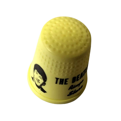 Beatles - Vintage 1960s Yellow Plastic Ringo Starr Thimble