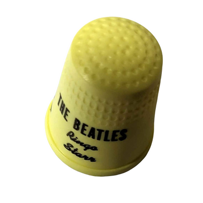 Beatles - Vintage 1960s Yellow Plastic Ringo Starr Thimble