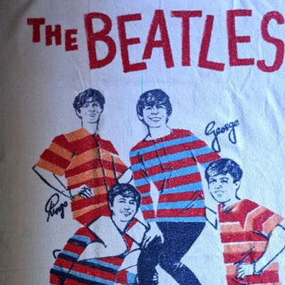 Beatles - Original 1960s Yeah Yeah Yeah Cannon Beach Towel