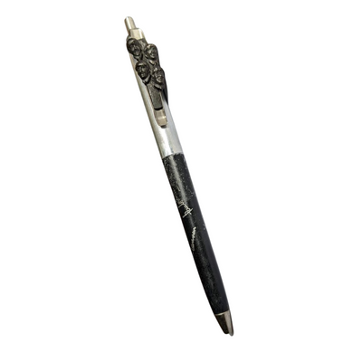 Beatles - Original 1960s Official Ballpoint Pen W/Cast Beatles Heads On Clip