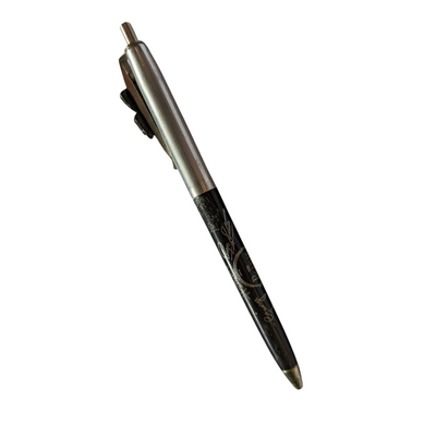 Beatles - Original 1960s Official Ballpoint Pen W/Cast Beatles Heads On Clip