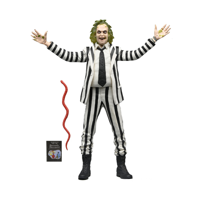 Beetlejuice - 1988 Black & White Striped Suit Beetlejuice 7'' Scale Action Figure