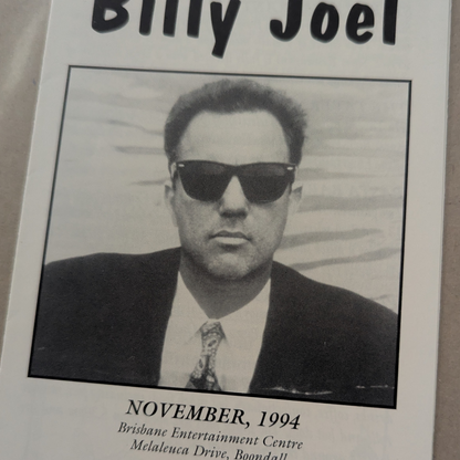 Billy Joel - Brisbane Entertainment Centre 1994 Promotional Brochure