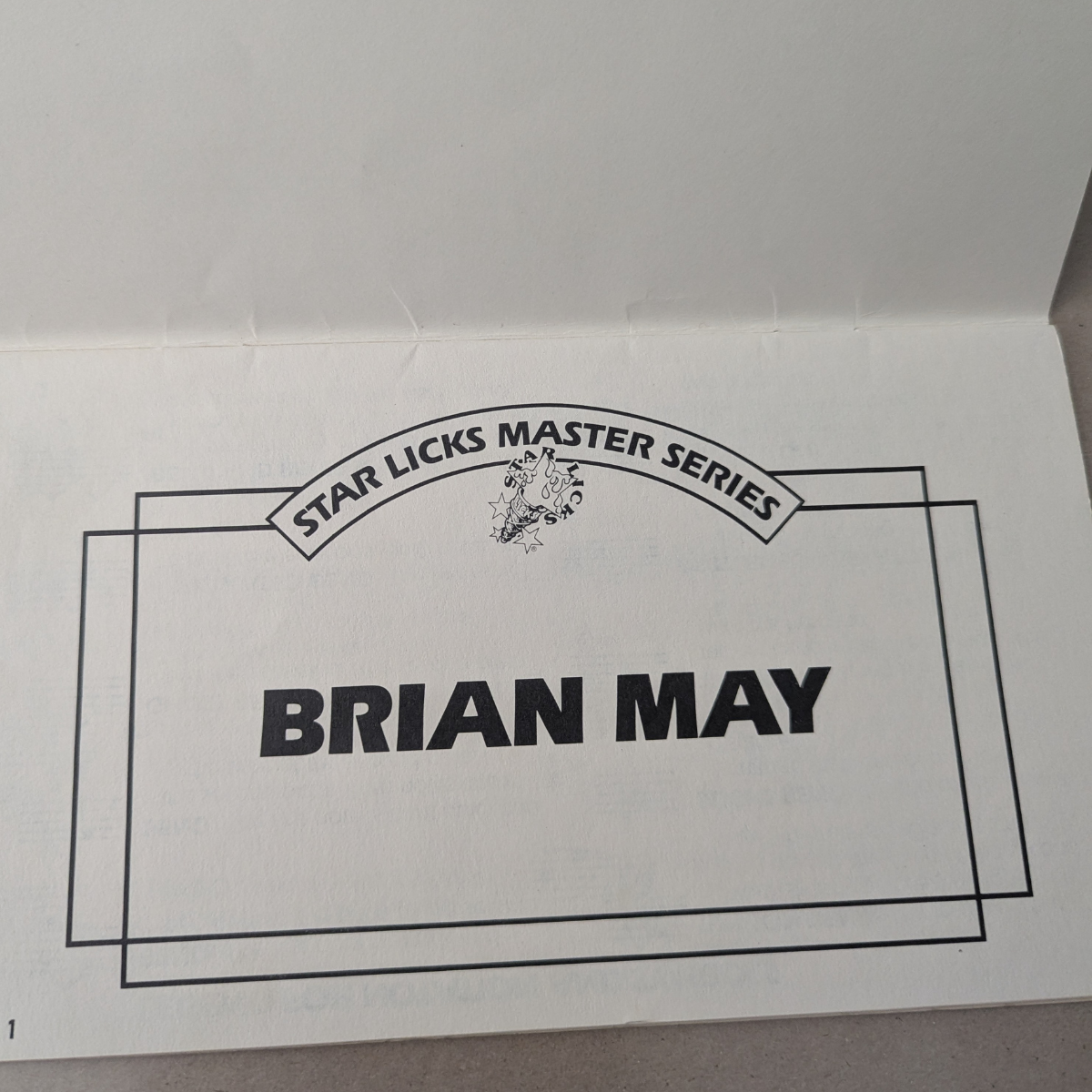 Queen - Brian May Star Licks Master Series Booklet (1984)