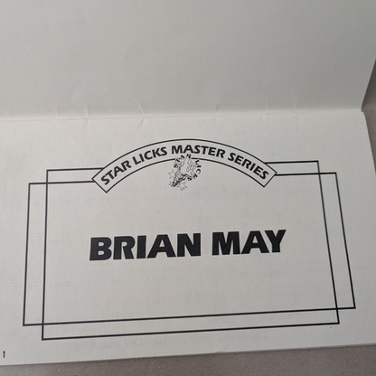Queen - Brian May Star Licks Master Series Booklet (1984)