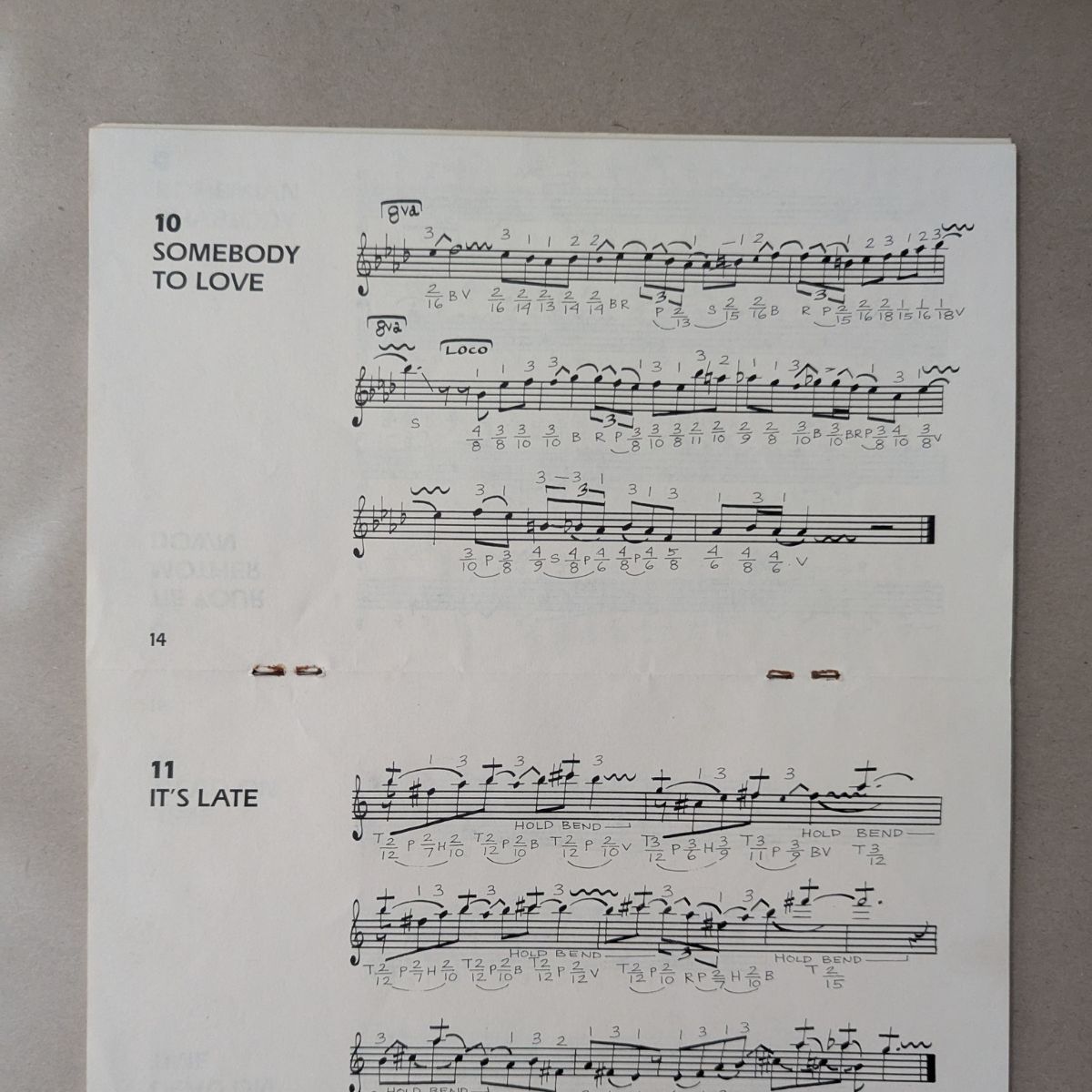 Queen - Brian May Star Licks Master Series Booklet (1984)