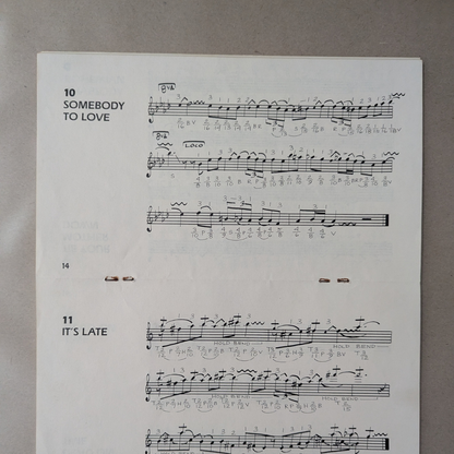 Queen - Brian May Star Licks Master Series Booklet (1984)