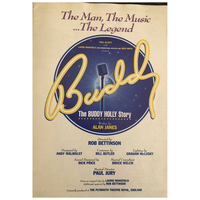 Various Artists - Buddy, The Buddy Holly Story 1990's Original Musical Tour Program