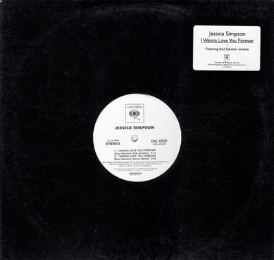 Jessica Simpson - I Wanna Love You Forever 12" Vinyl Single (Used)