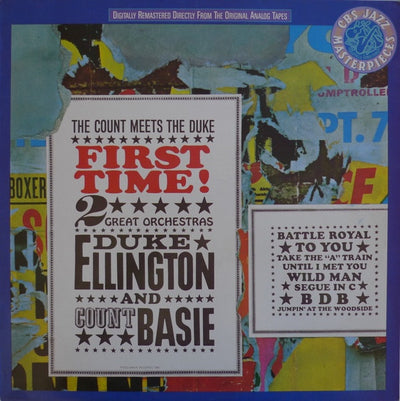 Duke Ellington Orchestra & Count Basie Orchestra - First Time! The Count Meets The Duke Remastered Vinyl LP (Used)