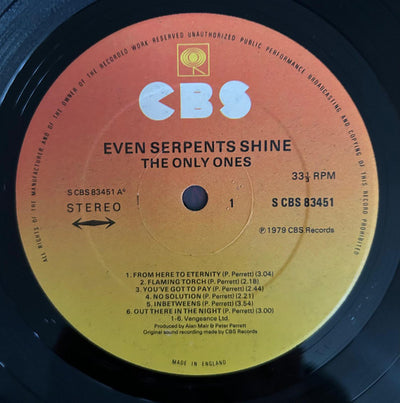 Only Ones - Even Serpents Shine Vinyl LP (Used)
