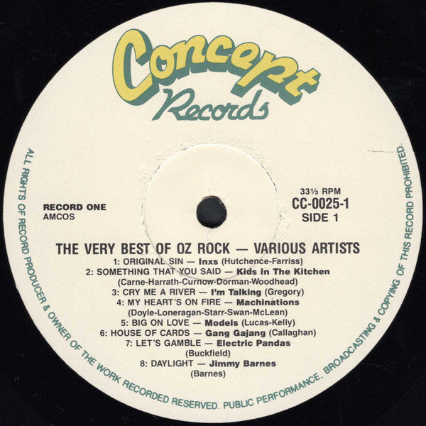 Various Artists - The Very Best Of Oz-Rock Vinyl 2LP (Used)