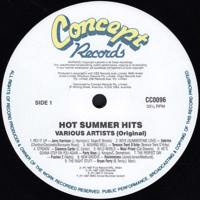Various Artists - Hot Summer Hits Vinyl LP (Used)
