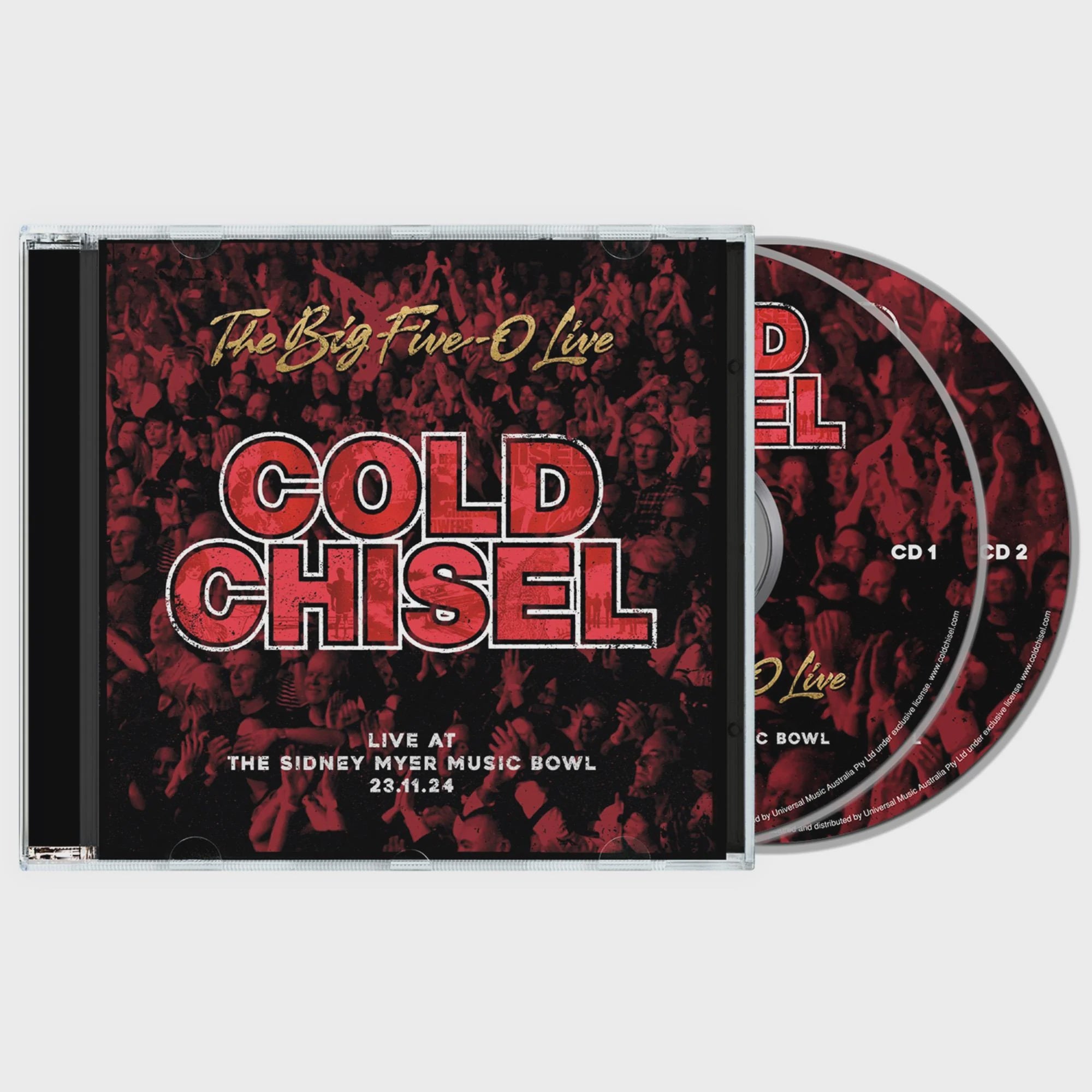 Cold Chisel - The Big Five-0 Live CD (New)