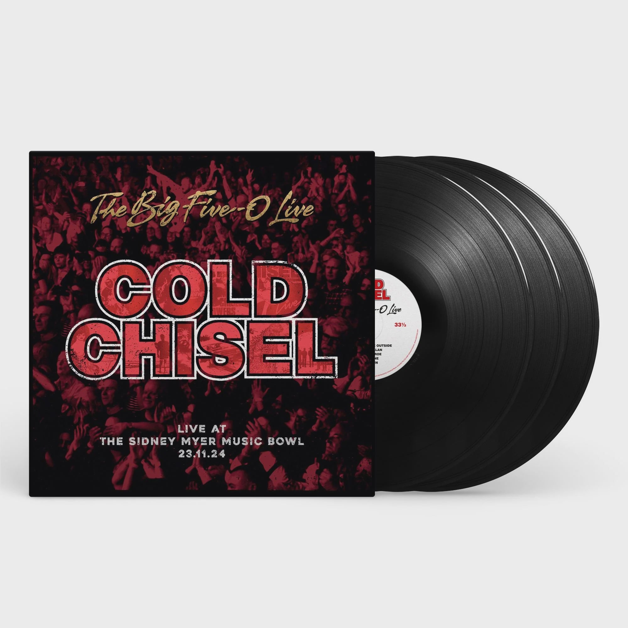 Cold Chisel - The Big Five-0 Live Vinyl 3LP