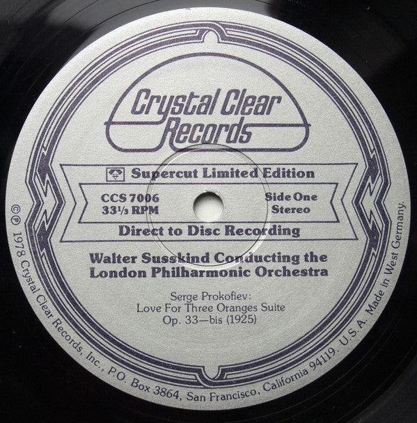 Walter Susskind - Walter Susskind Conducting The London Philharmonic Vinyl LP (Used)