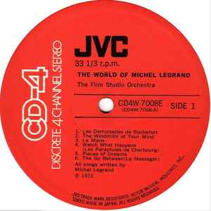 Film Studio Orchestra - The World Of Michel Legrand Vinyl LP (Used)