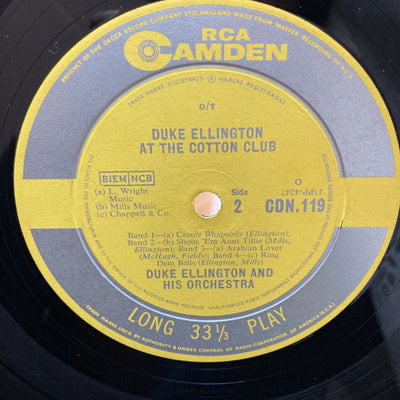 Duke Ellington - At The Cotton Club Vinyl LP (Used)