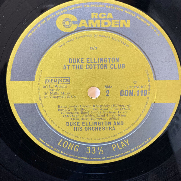 Duke Ellington - At The Cotton Club Vinyl LP (Used)