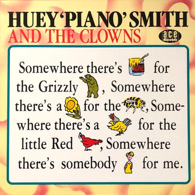 Huey "Piano" Smith & His Clowns - Somewhere There's Honey For The Grizzly Bear Somewhere There's A Flower For The Bee Vinyl LP (Used)
