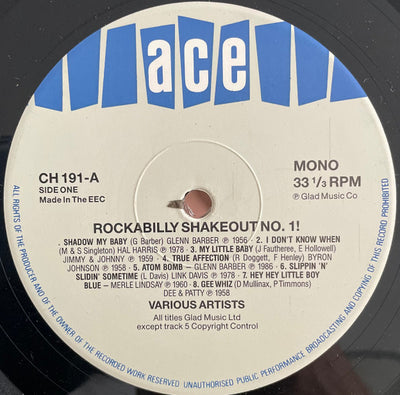 Various Artists - Rockabilly Shakeout Vinyl LP (Used)