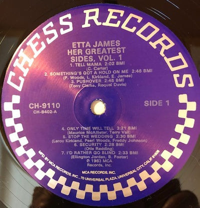 Etta James - Her Greatest Sides Vol. 1 Vinyl LP (Used)