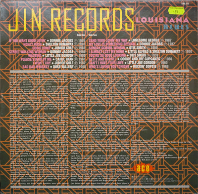 Various Artists - Jin Records: Louisiana Blues Vinyl LP (Used)
