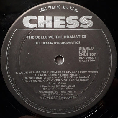 Dells & Dramatics - The Dells Vs. The Dramatics Vinyl LP (Used)