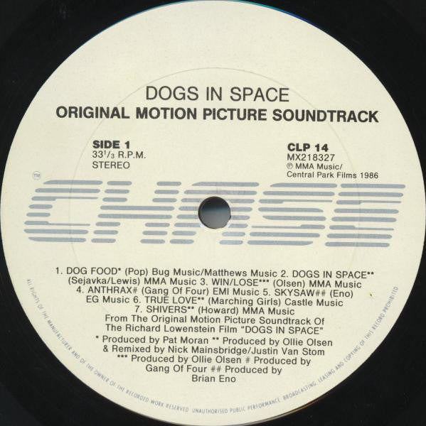 Soundtrack - Dogs In Space (Original Motion Picture Soundtrack) Vinyl LP (Used)