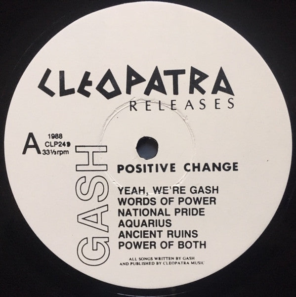 Gash - Positive Change Vinyl LP (Used)