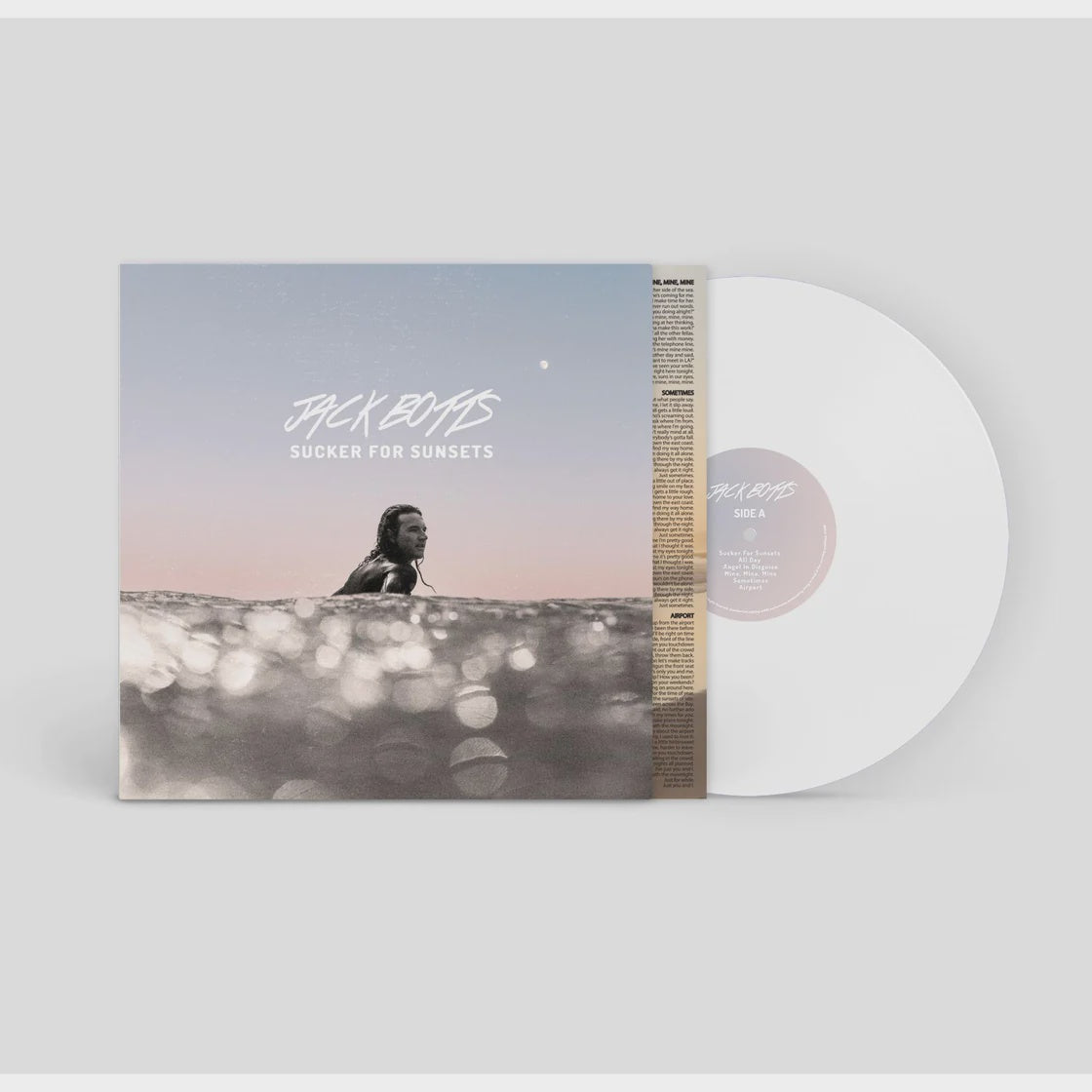 Jack Botts - Sucker For Sunsets White Coloured Vinyl LP