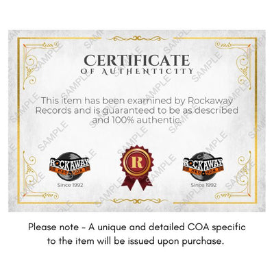 Marianne Faithfull - 1997 20th Century Blues Promo Laminated Collectable Poster Autographed